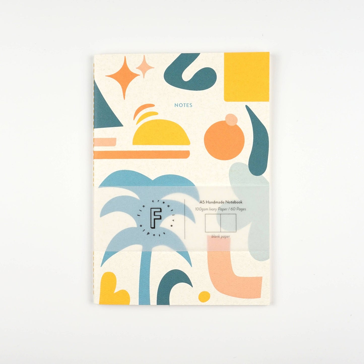 Palm City Notebook - 100% Handcrafted