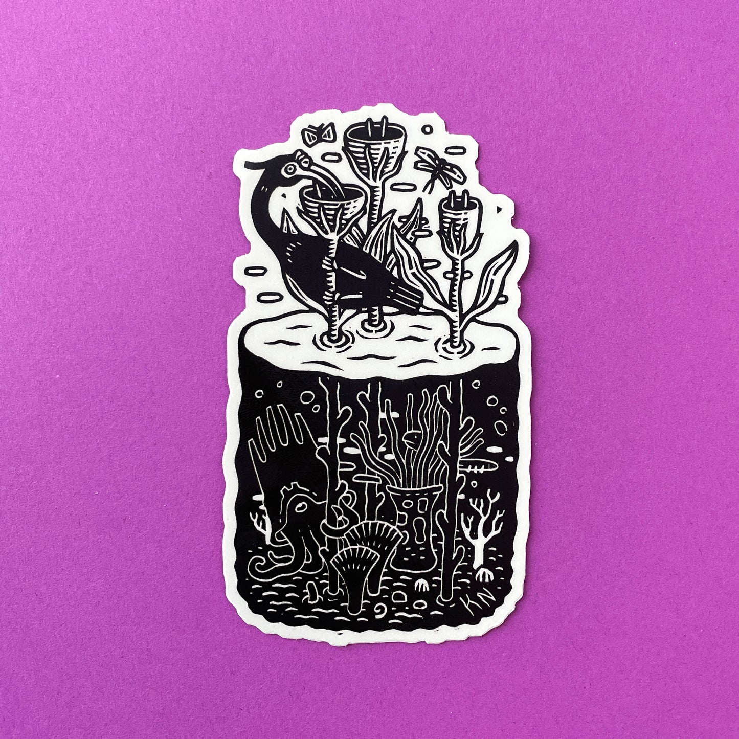 Kathleen Neeley Salt Lillies Sticker