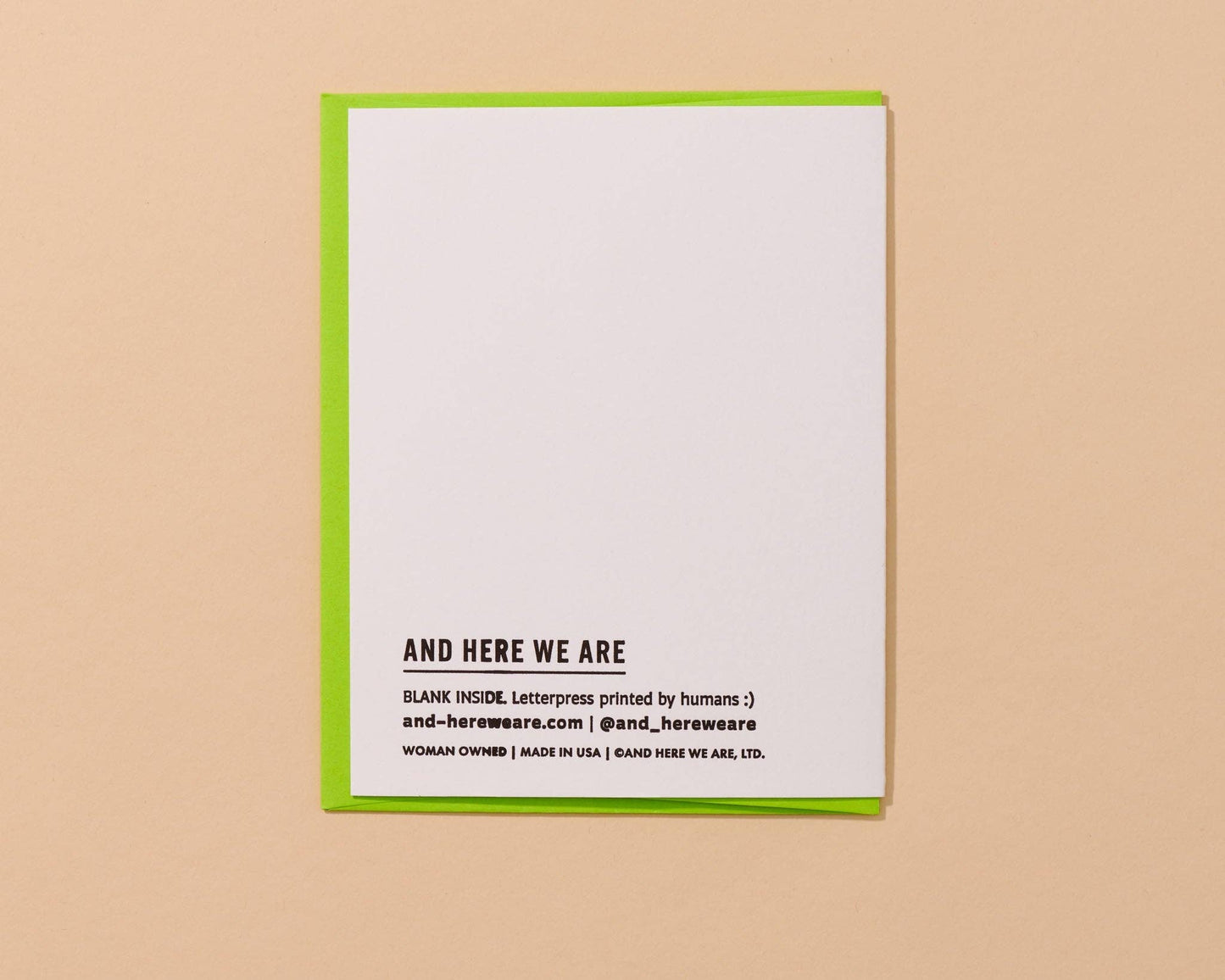 Mona Lisa Letterpress Birthday Card - Fine Art, Classical - Mother's Day Easter Spring - Made in USA