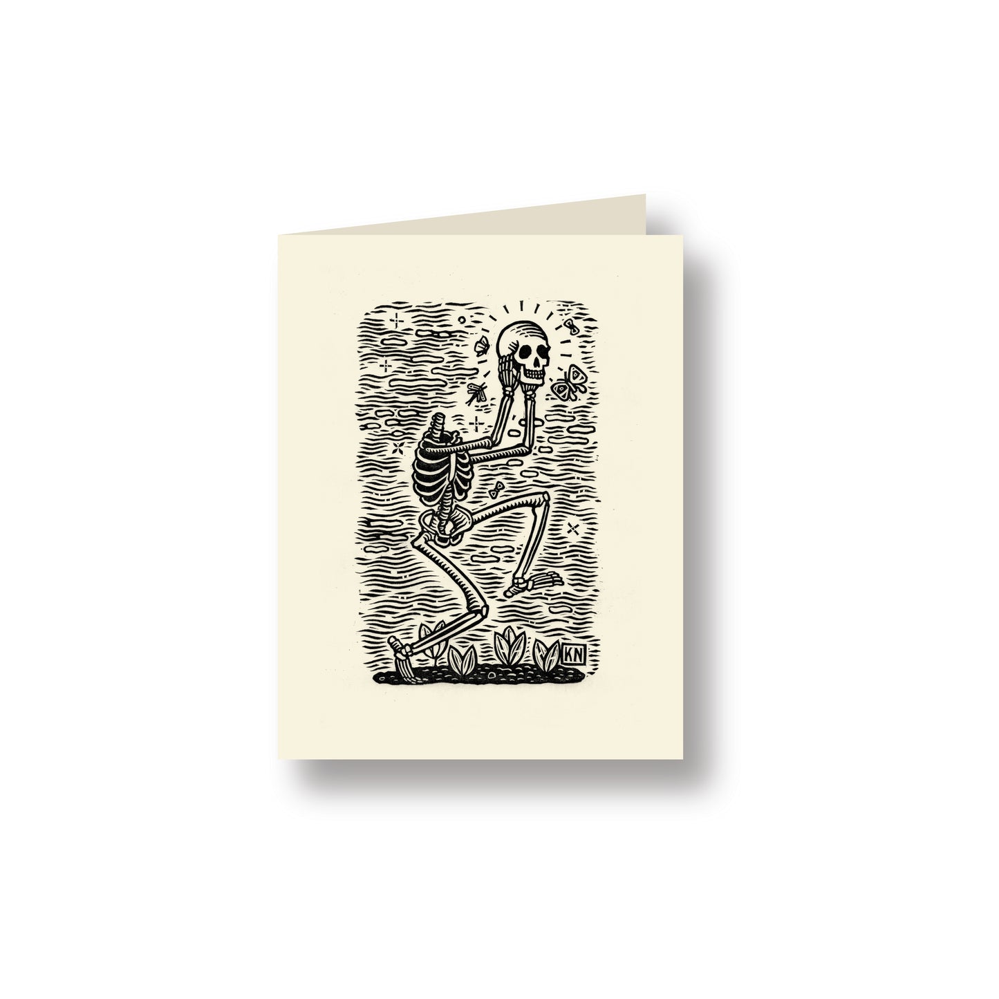 Kathleen Neeley – Skeleton Greeting Card