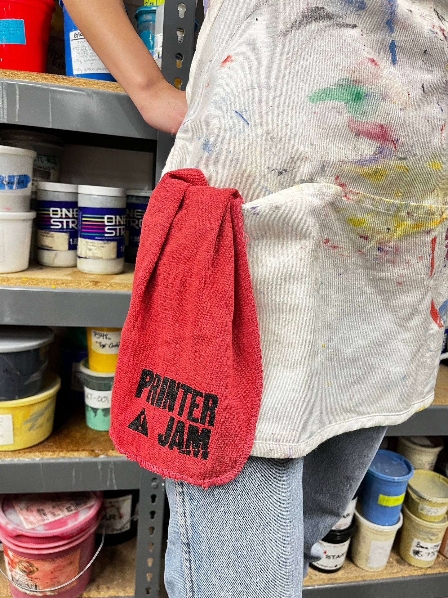 Printer Jam shop rag