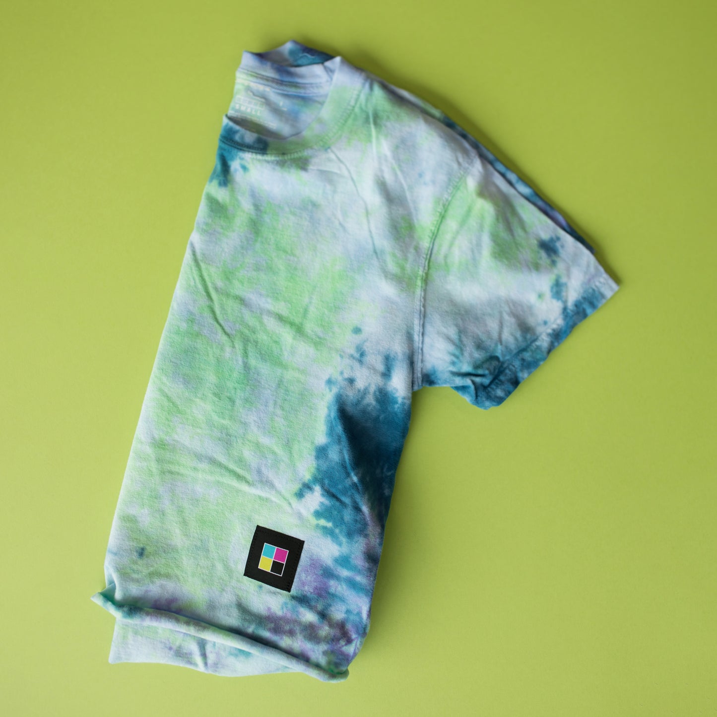 PRINT PARTY x Flash Flood short sleeve crop