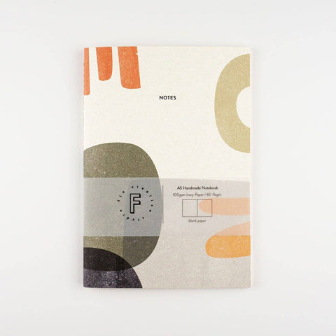 Botanic Green Notebook - Abstract Patterned