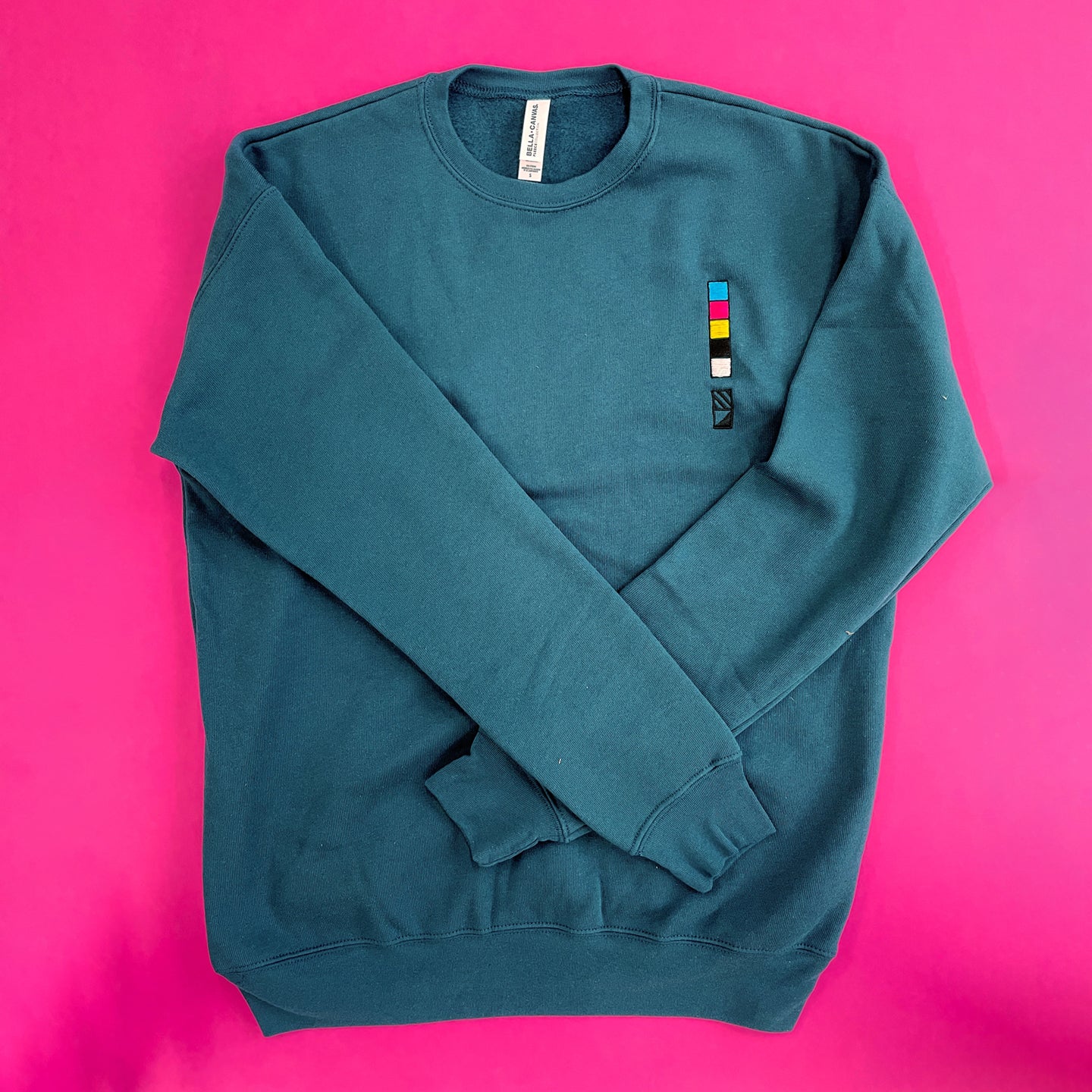Colorbar Embroidered Sweatshirt