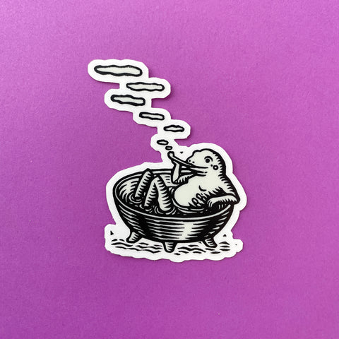 Kathleen Neeley Mini Frog Clear Sticker