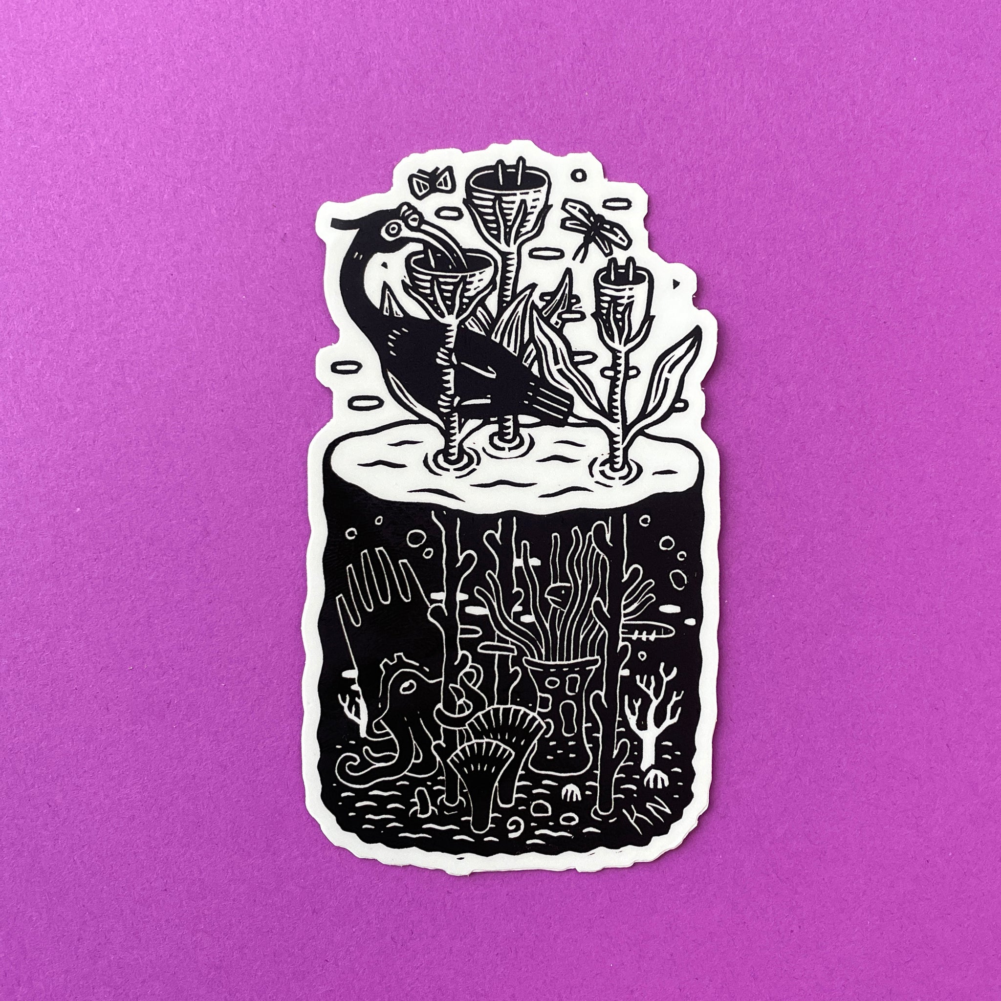 Kathleen Neeley Salt Lillies Sticker