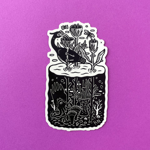 Kathleen Neeley Salt Lillies Sticker